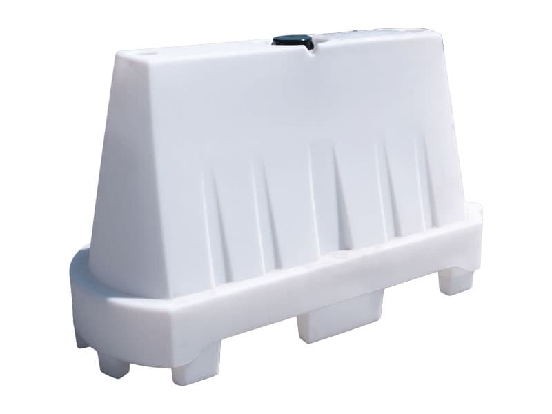 Barrier kunststof 100 x 40 x 60 cm | Wit