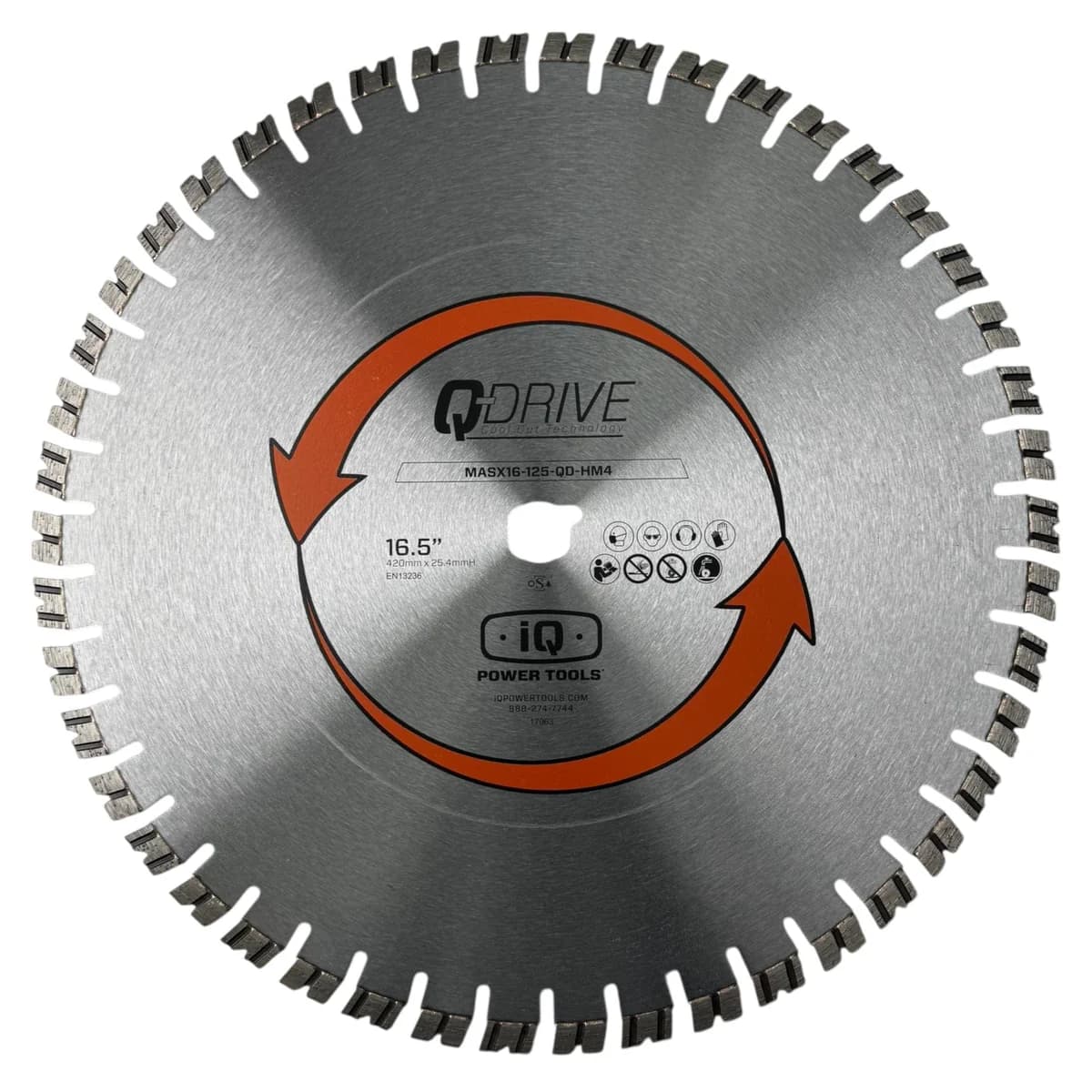 Diamantzaagblad iQ ø 420 mm Q-drive Extreem harde materialen