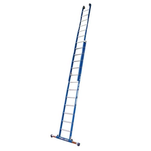 Asc XD opsteekladder 2x12 recht met stabiliteitsbalk OP=OP