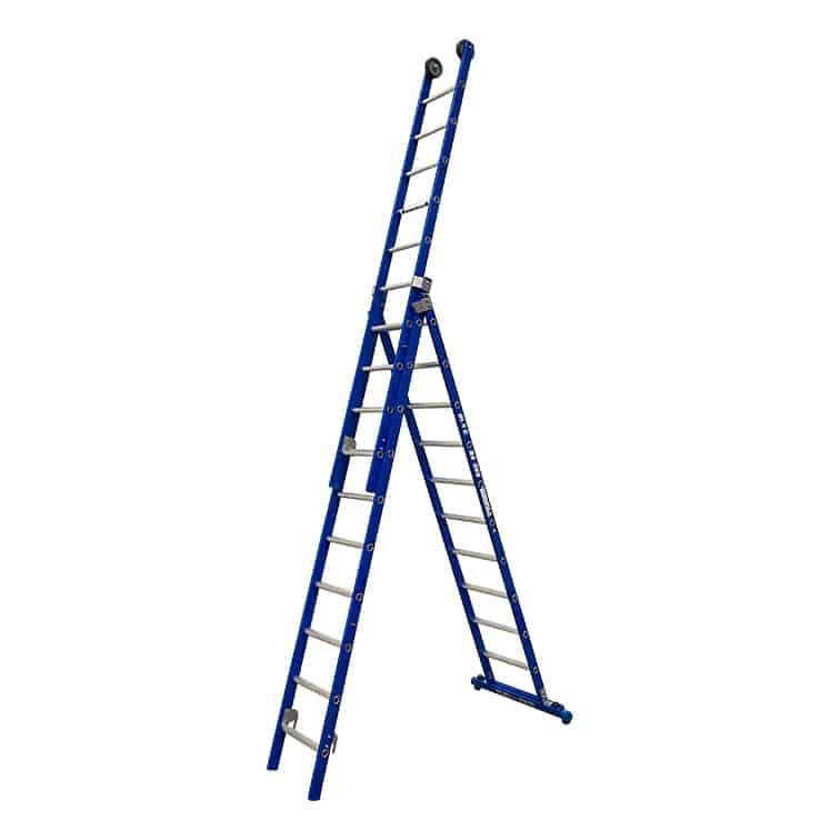 Asc XD opsteekladder 3x10 recht met stabilisatiebalk OP=OP