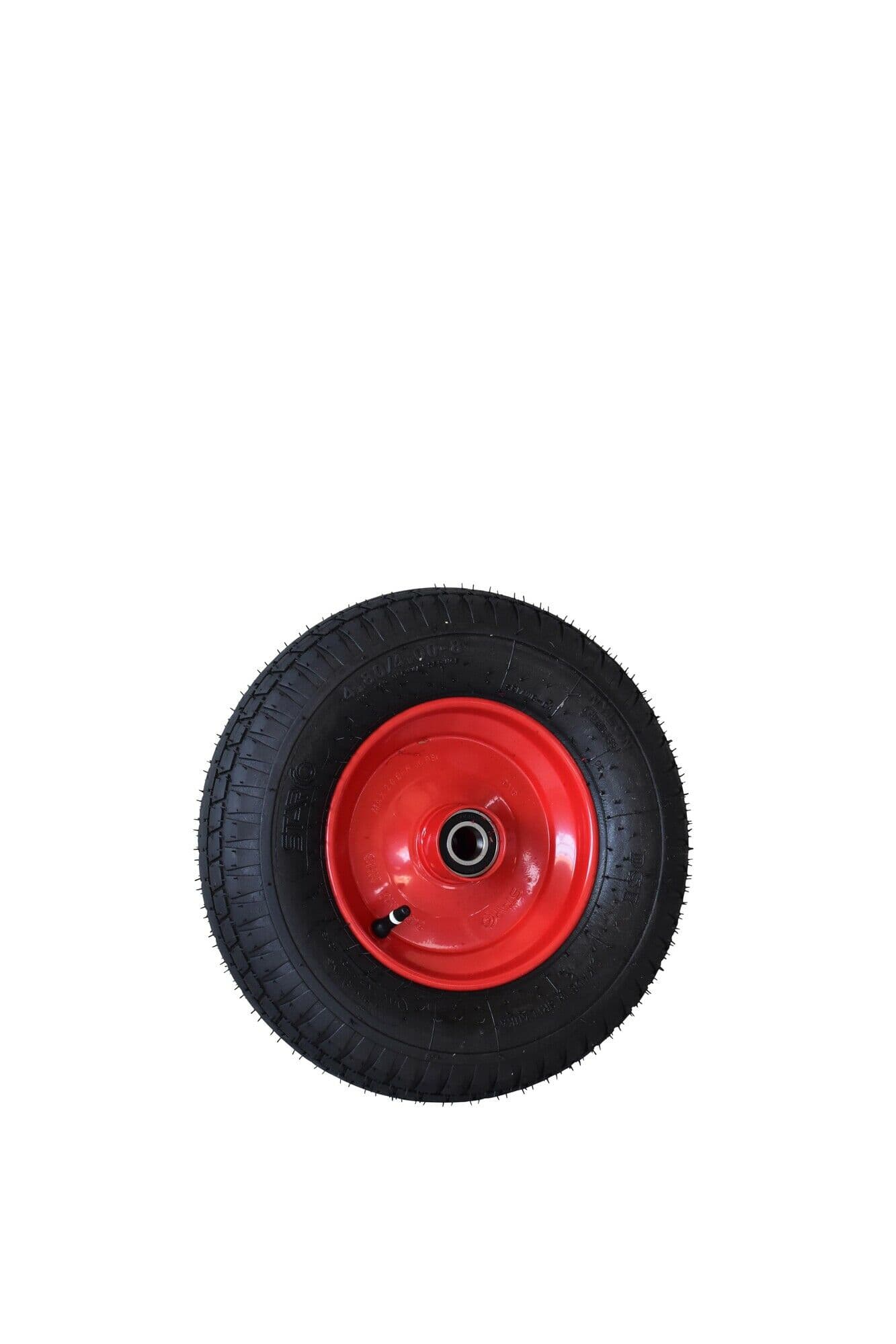Trekwagenwiel anti-lek met dop+ring