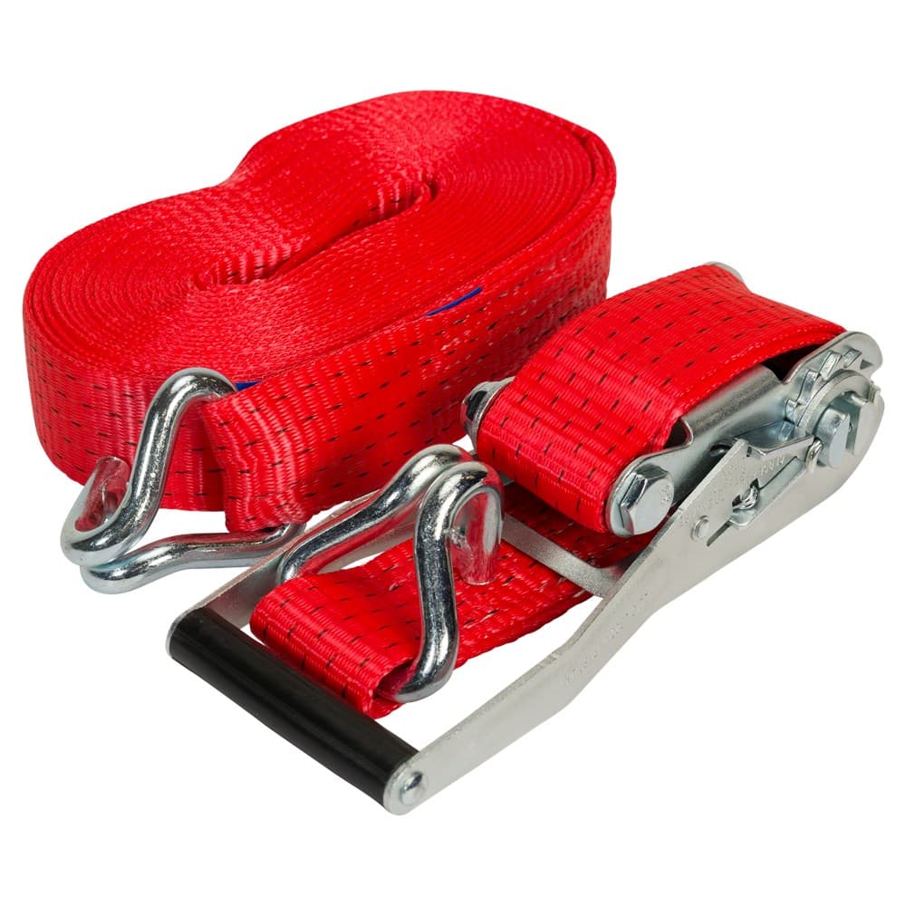 Spanband 50mm 2-delig 9m Rood