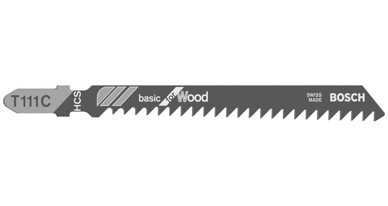 Bosch decoupeerzaagblad T 111 C Basic for Wood Professional 5 stuks
