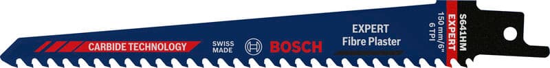 Bosch reciprozaagblad EXPERT S 641 HM Fiber Plaster Professional 150mm