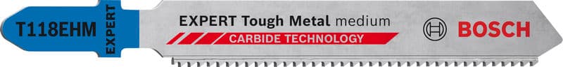 Bosch decoupeerzaagblad EXPERT T 118 EHM Tough Metal Professional 3 stuks