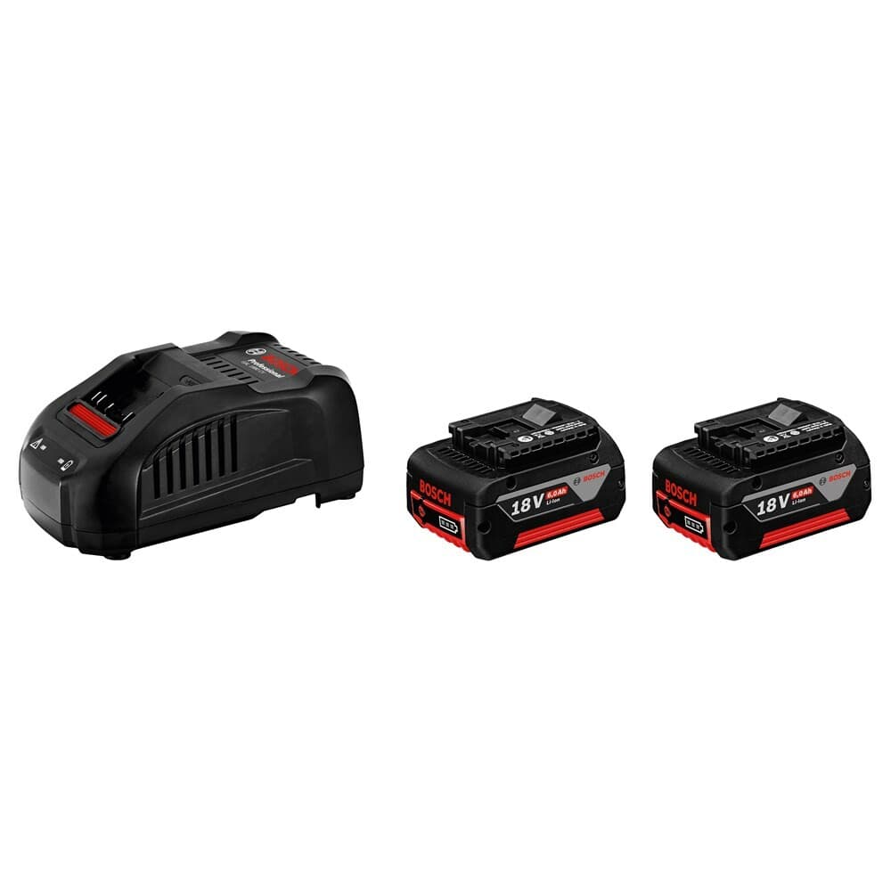 Bosch starterset 2x GBA 18V 5.0Ah + GAL 1880 CV Professional 18V