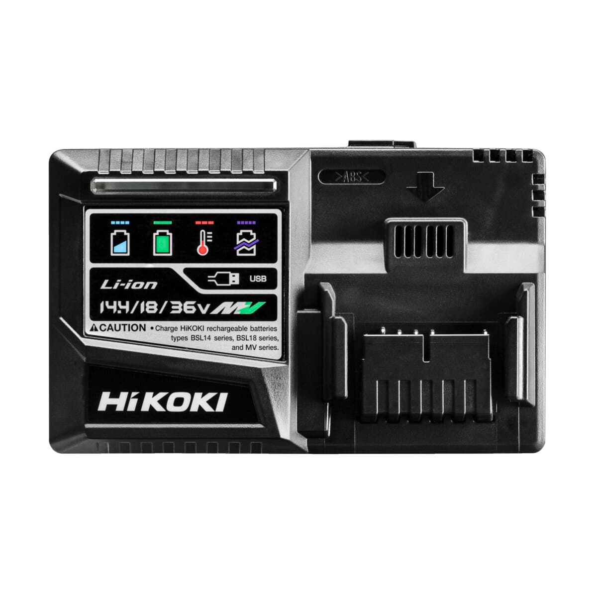 Hikoki acculader UC18YSL3W0Z 8A 14,4-36V incl. USB doos