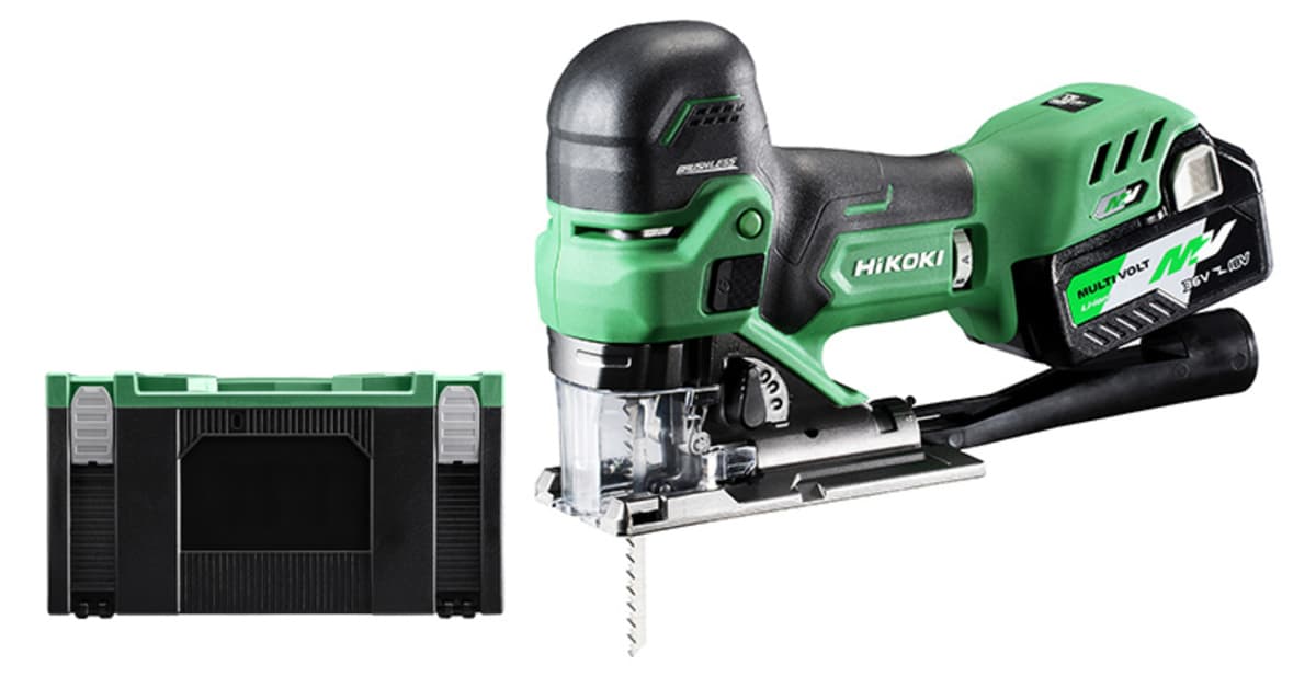 Hikoki decoupeerzaag CJ36DBWRZ bodygrip 160mm 36V 2x 2.5/5.0Ah HSC II
