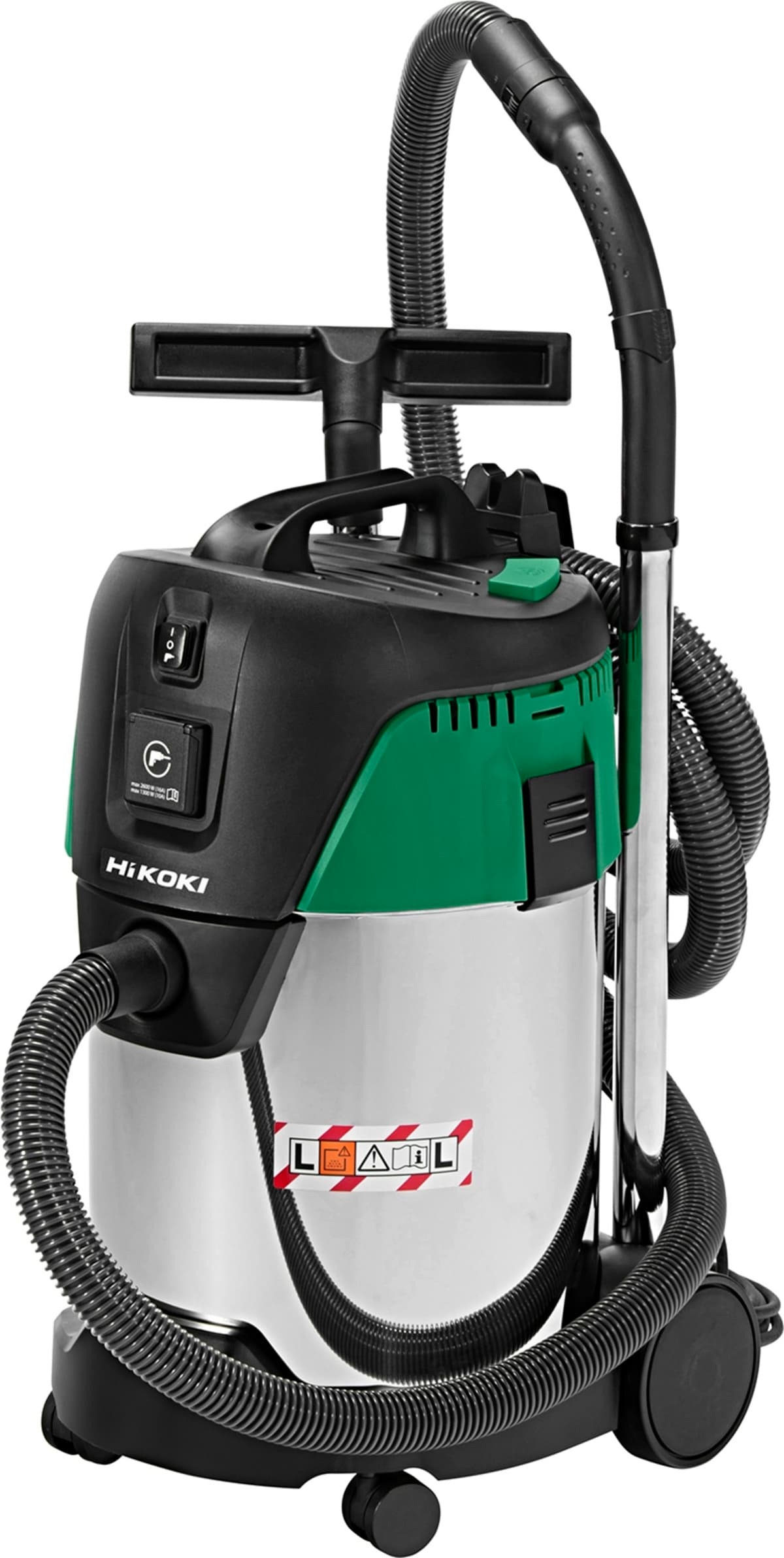 Hikoki stofzuiger RP300YDLWAZ 30L L Klasse inox tank 230V 1000W doos