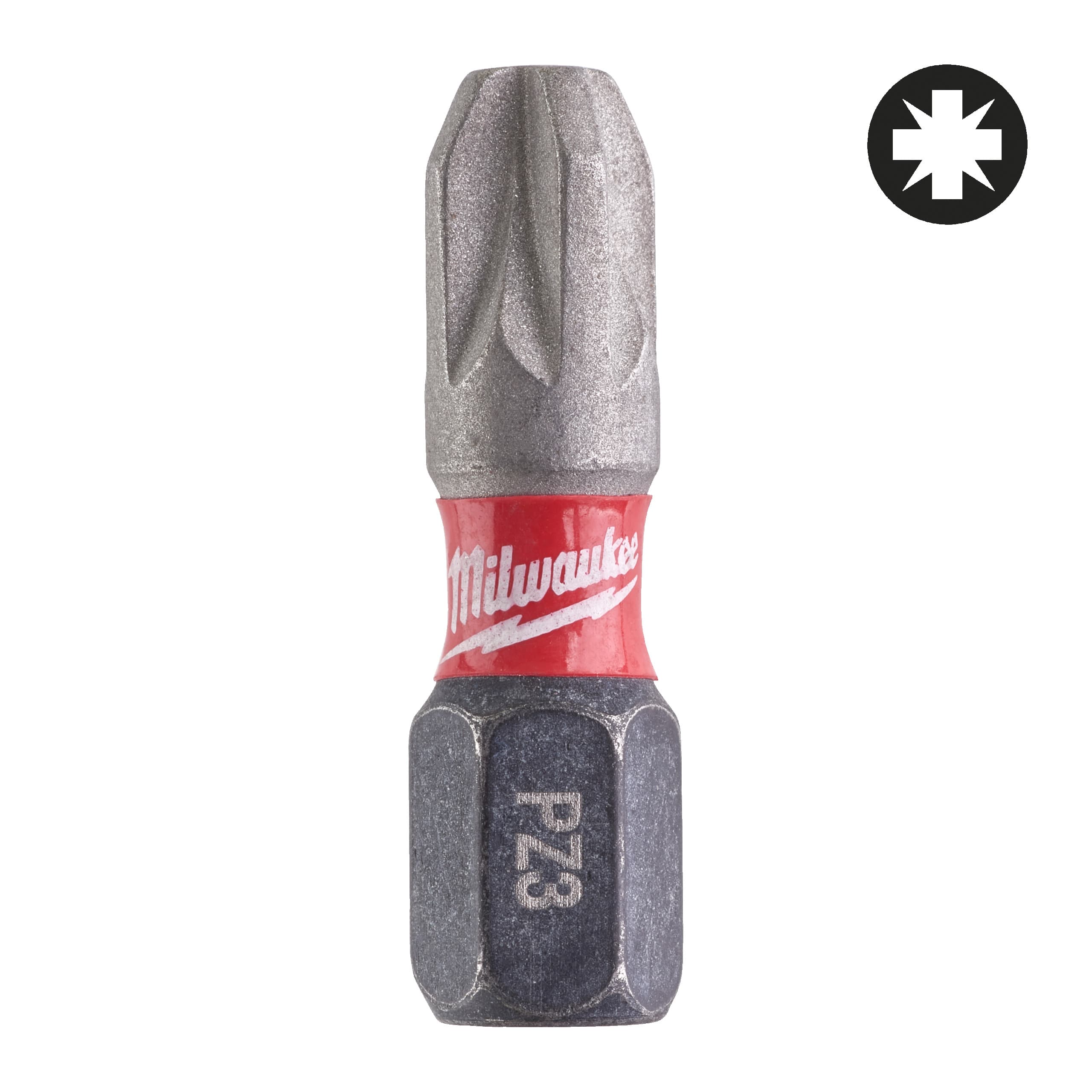 Milwaukee Schroefbit SHOCKWAVE PZ3 25mm (2 stuks)