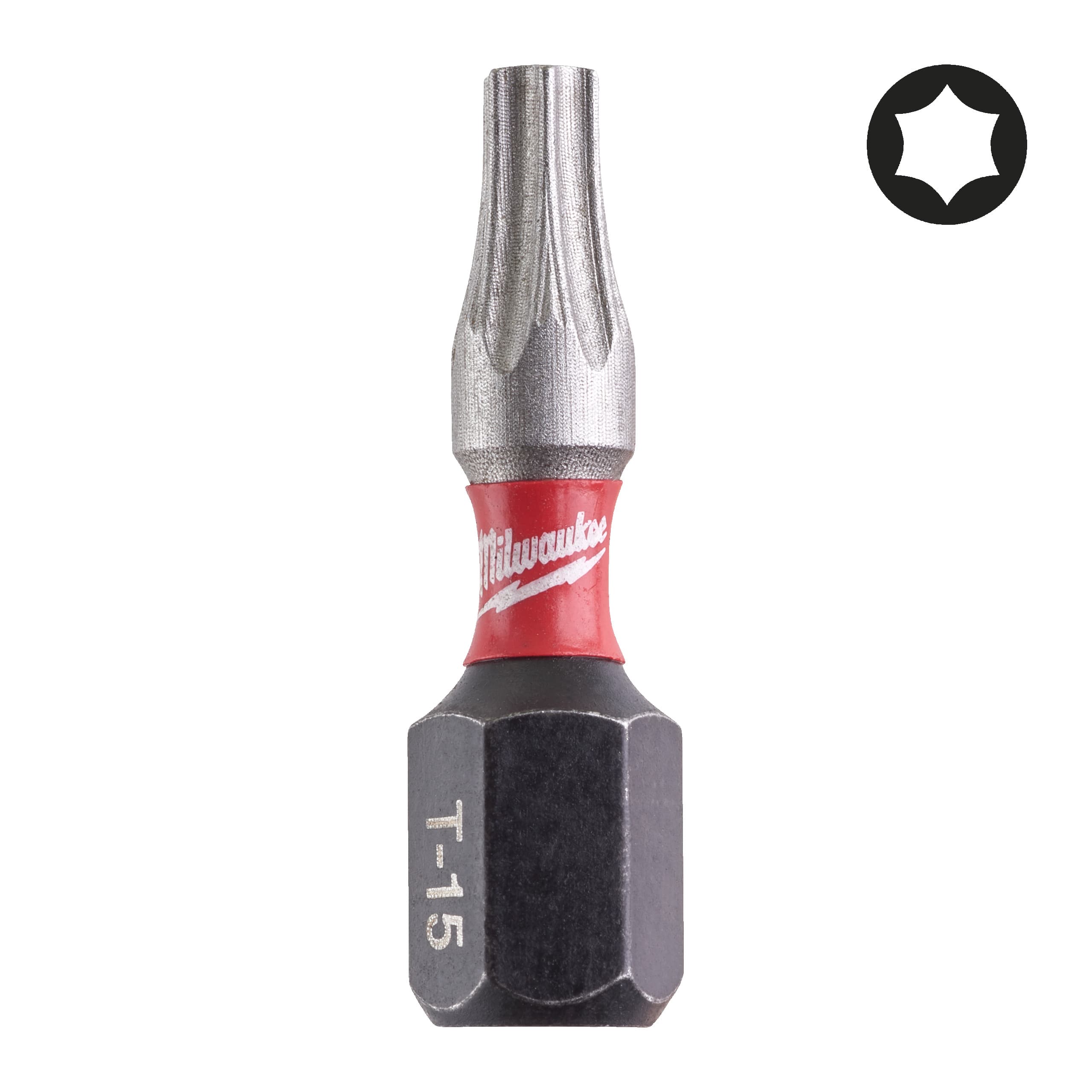 Milwaukee Schroefbit SHOCKWAVE TX15 25mm (25 stuks)