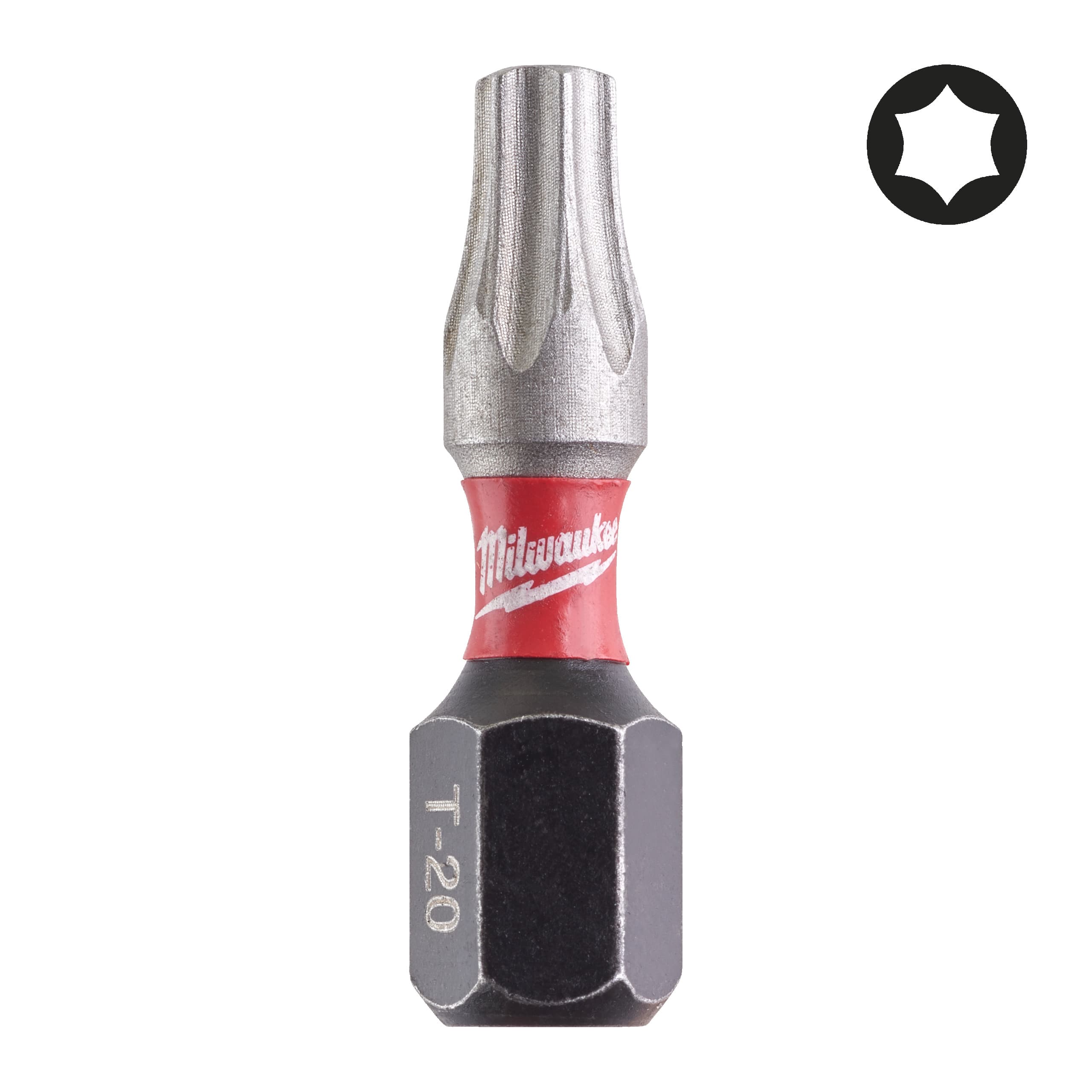 Milwaukee Schroefbit SHOCKWAVE TX20 25mm (25 stuks)