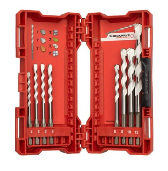 Milwaukee boorset multi-materiaal 8-delig