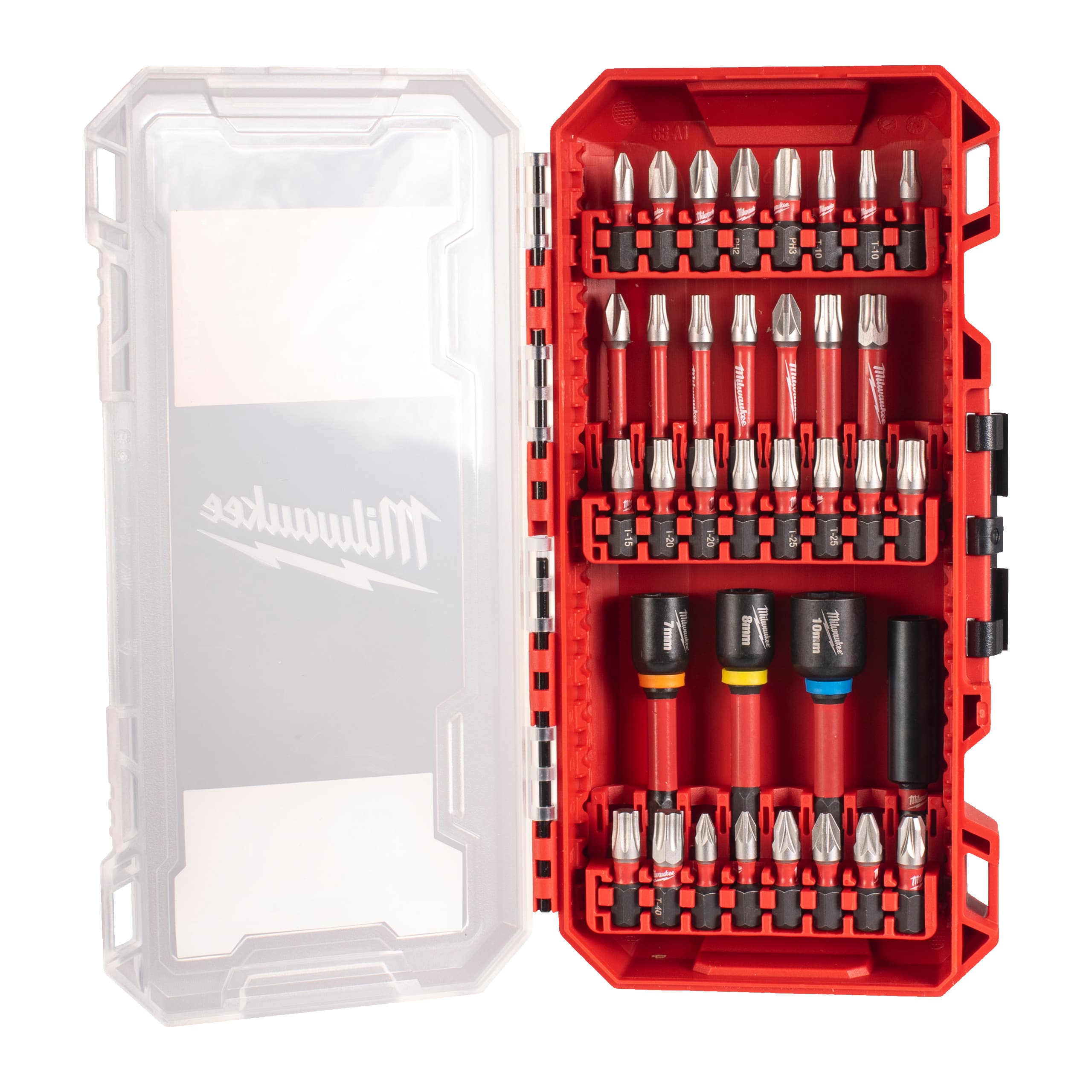 Milwaukee Schroefbitset SHOCKWAVE 35-delig, bits en doppen Packout ready