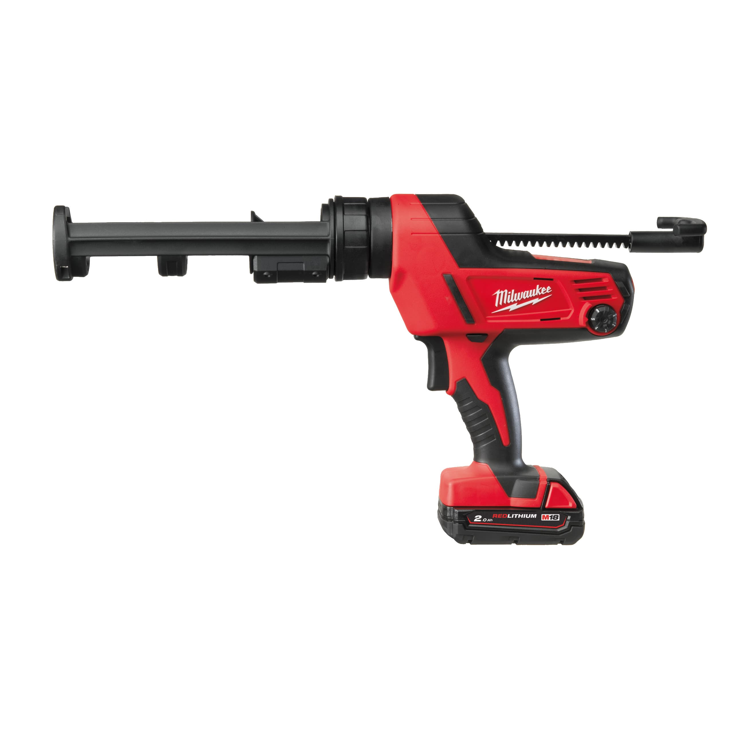 Milwaukee kitspuit C18 PCG/310C-0B 310ml kokerhouder tas
