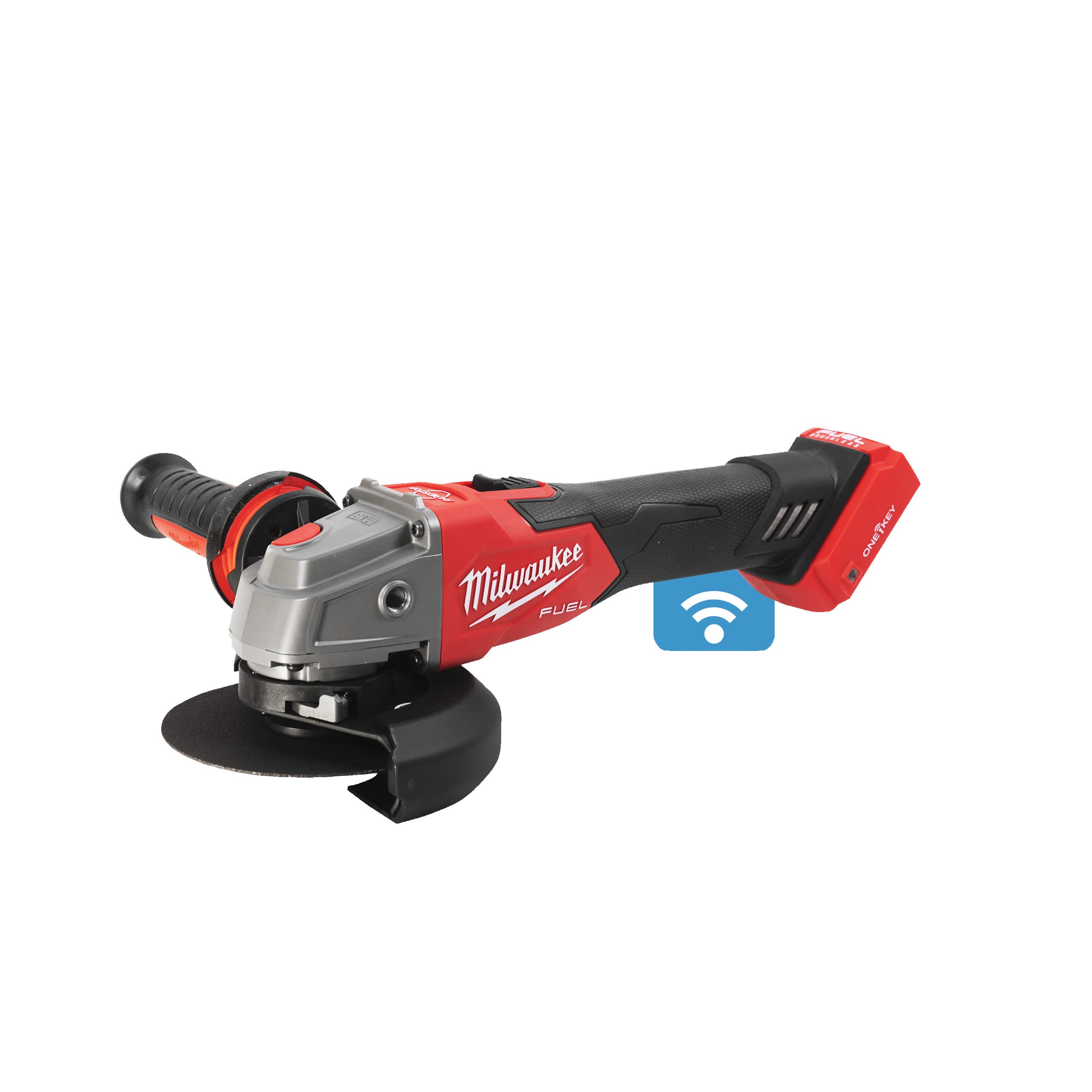 Milwaukee haakse slijper M18 ONEFSAG125XB-0X 125mm rem ONE-KEY koffer