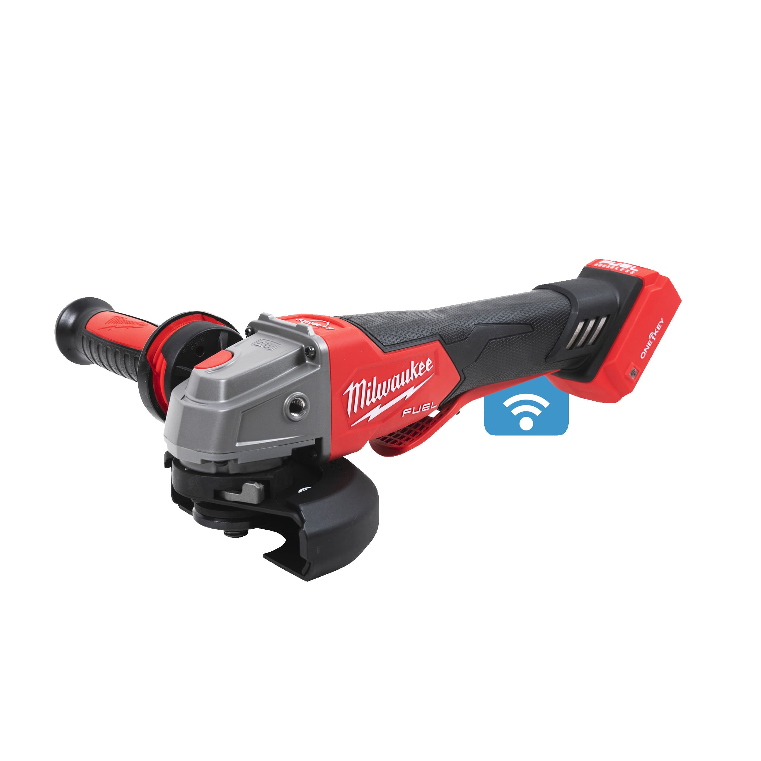 Milwaukee haakse slijper M18 ONEFSAG125XPDB-0X 125mm rem dodemansschakelaar ONE-KEY koffer