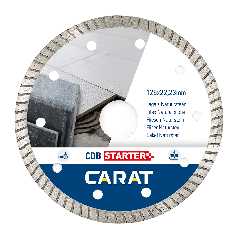 Carat diamantzaagblad CDBS tegels en natuursteen Starter