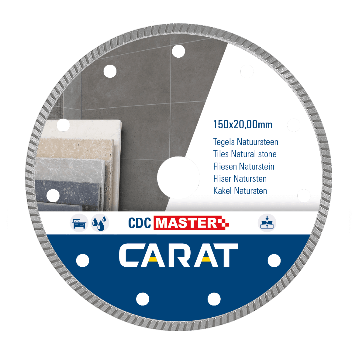 Carat Diamantzaagblad Tegels & Natuursteen CDC Master