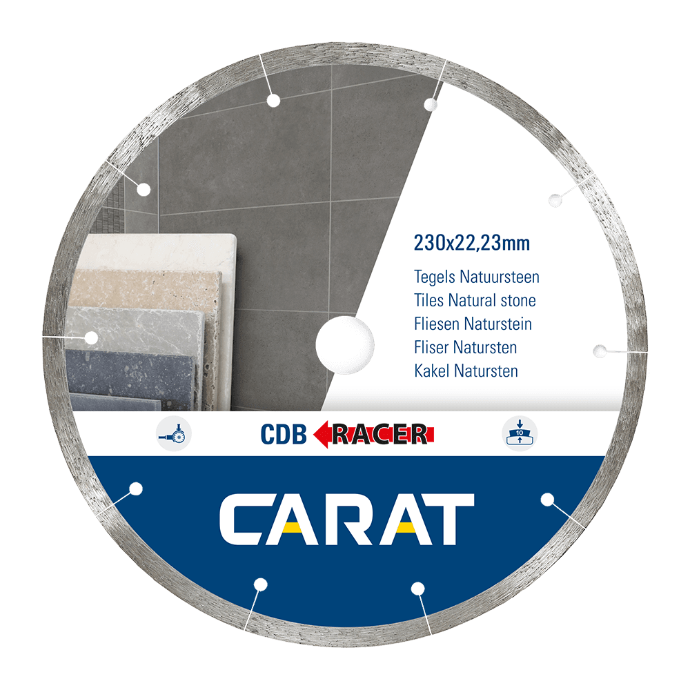 Carat diamantzaagblad CDBM tegels-natuursteen RACER