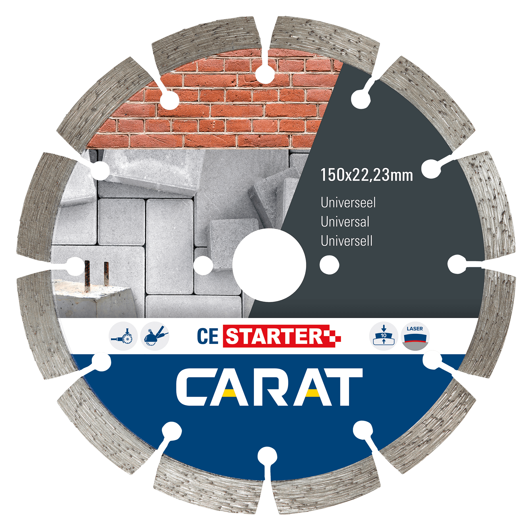 Carat diamantzaagblad CE starter universeel