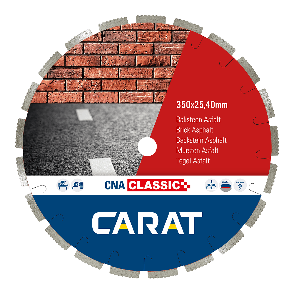 Carat diamantzaagblad CNAC baksteen Classic