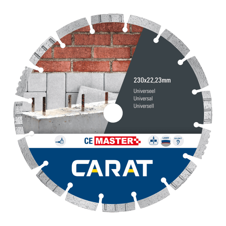 Carat diamantzaagblad CEM universeel Master Silent+