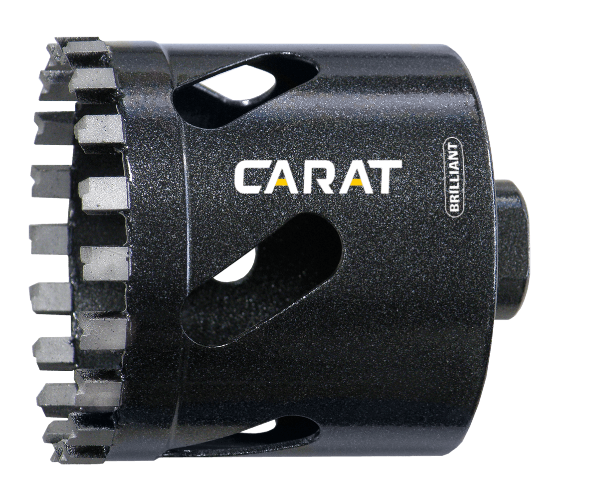 Carat dozenboor HTB 82x60mm M16 steen droog 20 segmenten Nastroc TT-grip