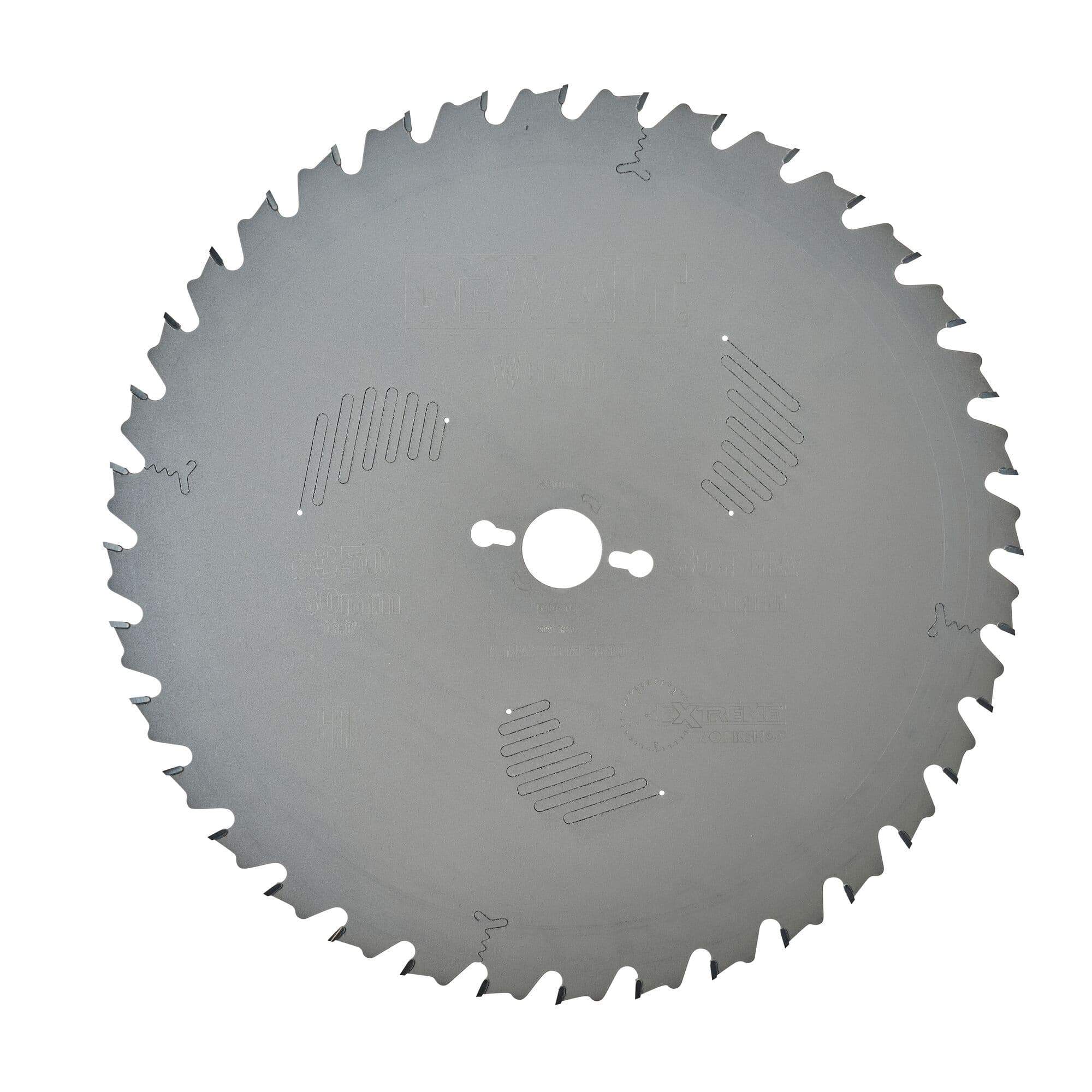 Dewalt Cirkelzaagblad 350x30x3.00 36T vlaktand- en spaanbegrensd 10° DT4305-QZ