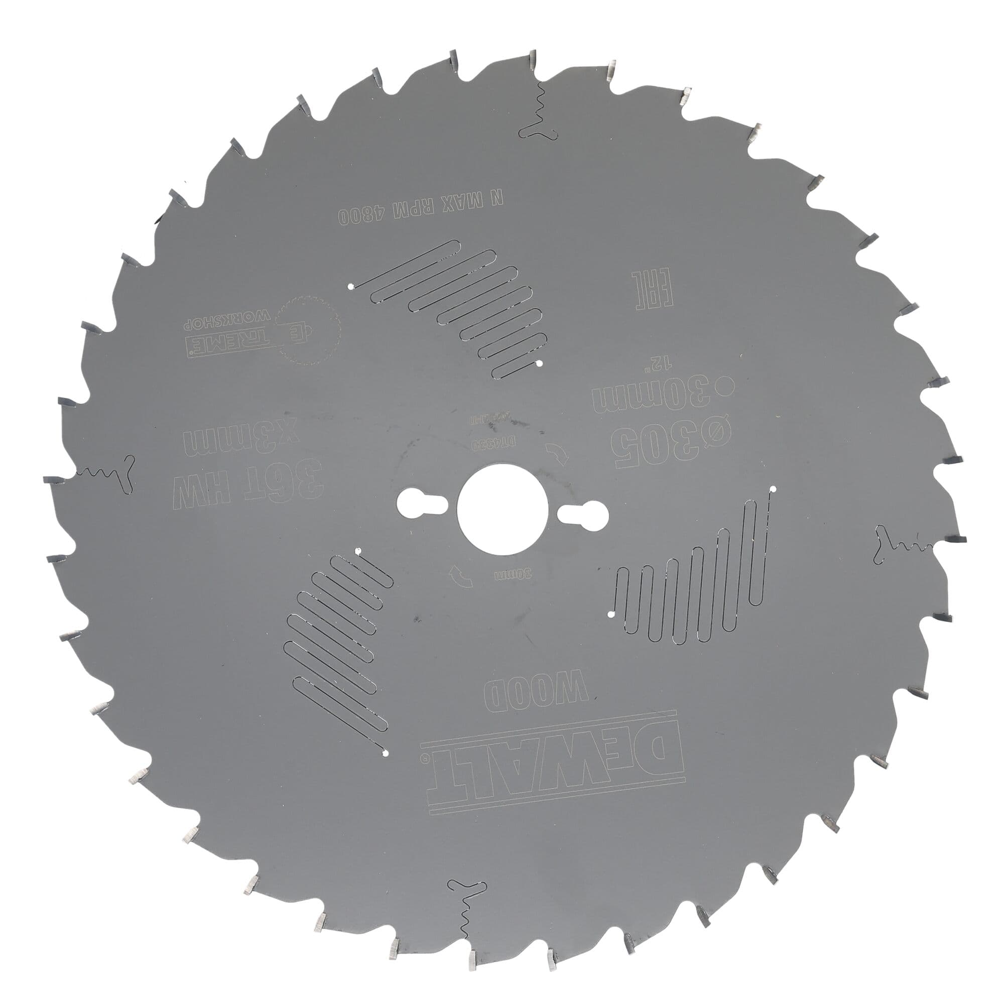 Dewalt Cirkelzaagblad 305x30x3.00 36T wisseltand -5° DT4330-QZ