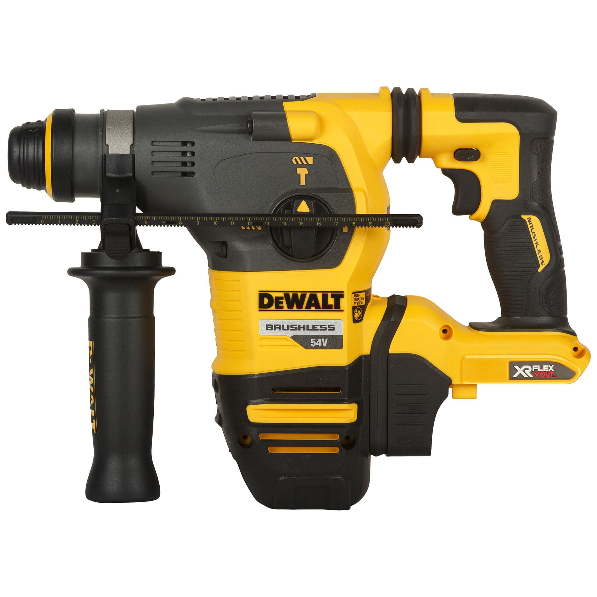 DeWalt boorhamer DCH333NT-XJ SDS-plus 3.5J 30mm beitelstop 54V Flexvolt