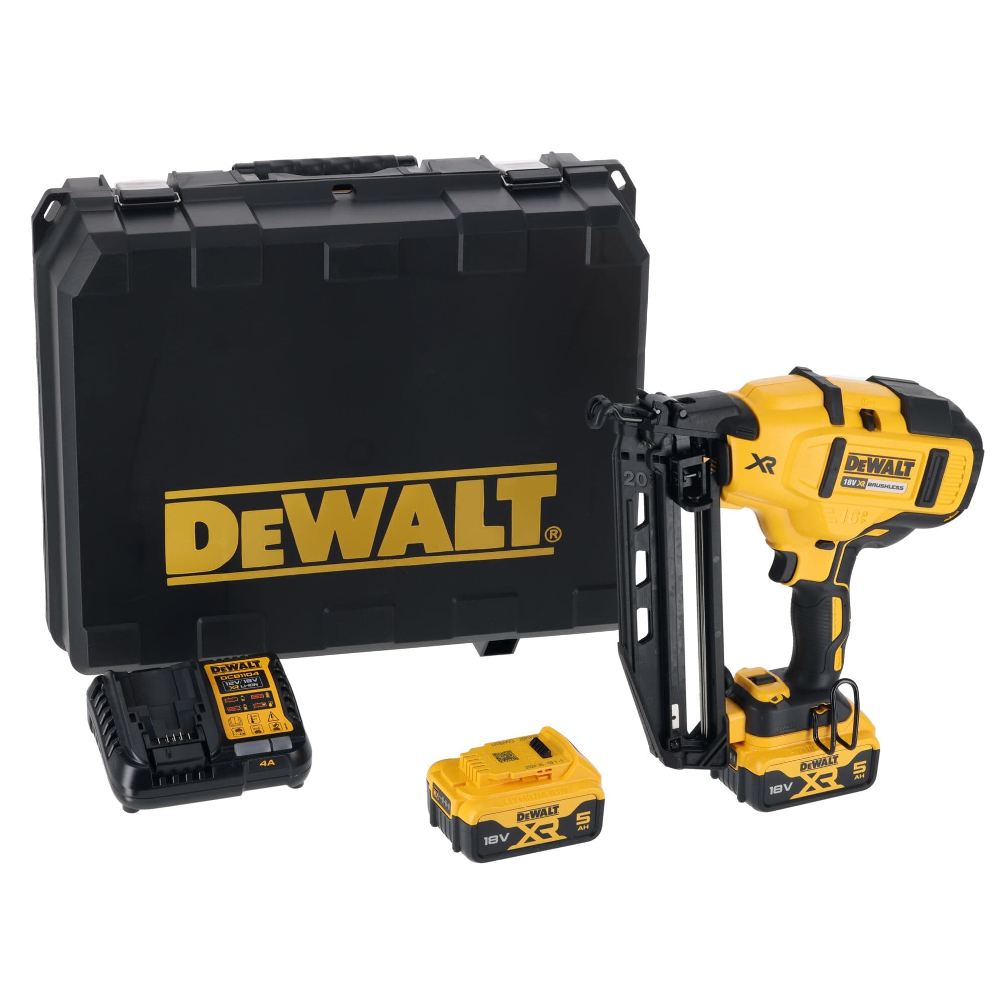 DeWalt afwerktacker DCN660P2-QW 16Ga 20° brad ø1.6 18V 2x 5.0Ah