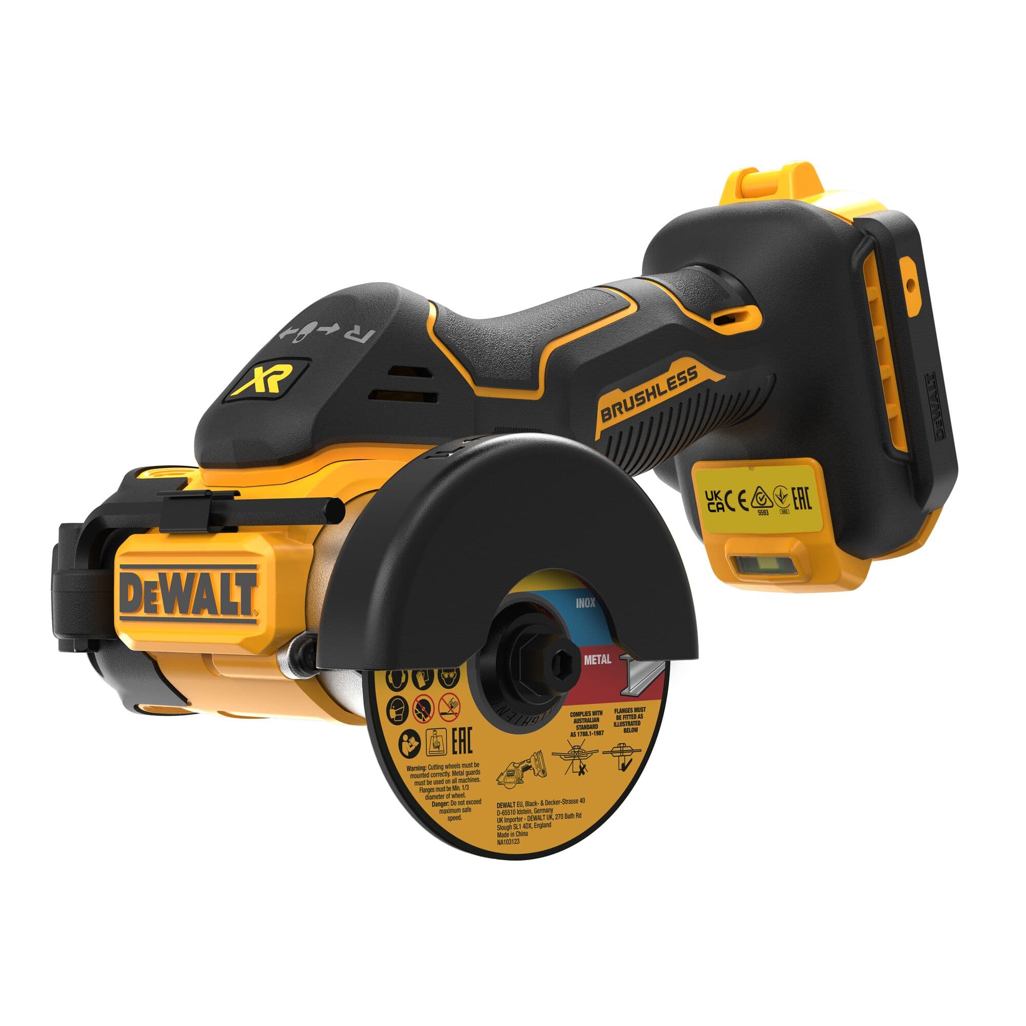 DeWalt slijper DCS438N-XJ 76mm 18V