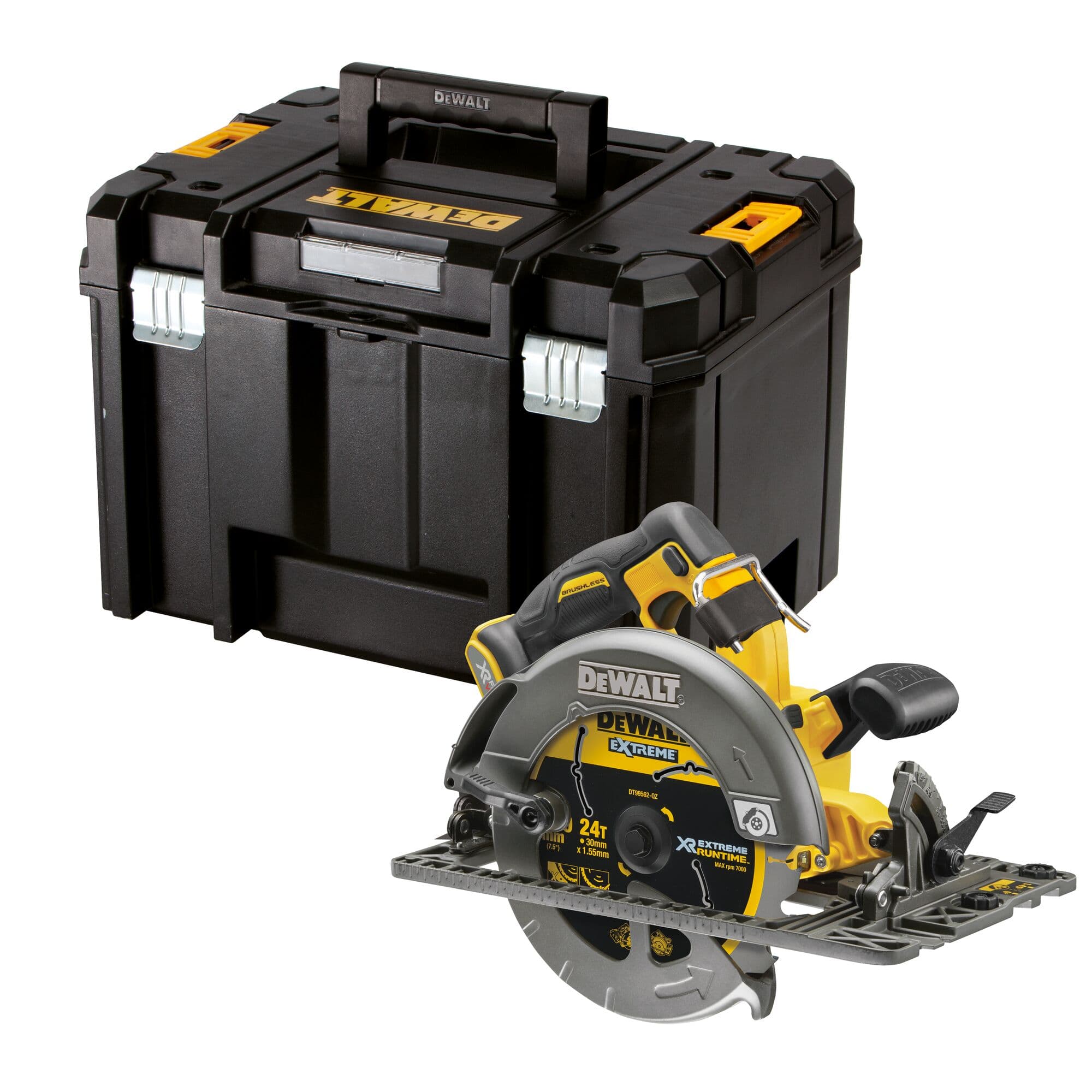 DeWalt cirkelzaag DCS579NT-XJ 190mm geschikt voor geleiderail 54V Flexvolt