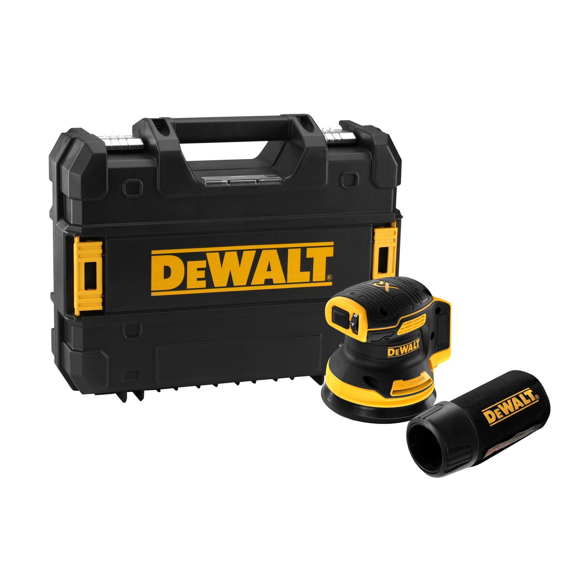 DeWalt excentrische schuurmachine DCW210NT-XJ 125mm 18V