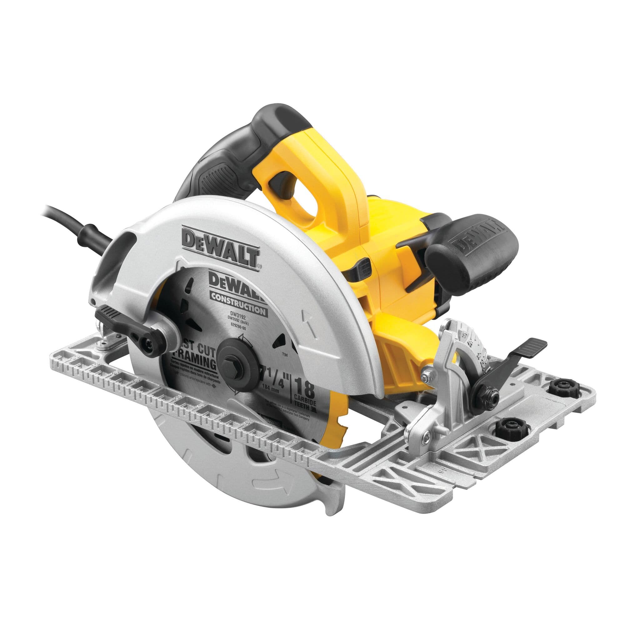 DeWalt cirkelzaag DWE576K-QS 190mm geschikt voor geleiderail 230V 1600W