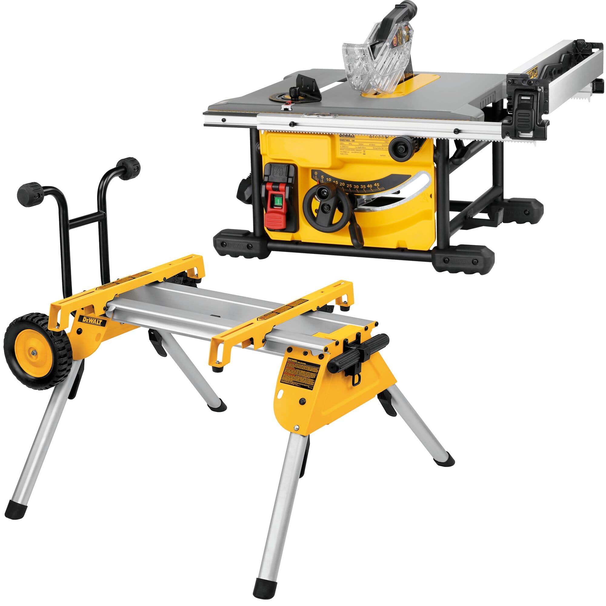 DeWalt zaagtafel DWE7485RS-QS 210mm incl. onderstel 230V 1850W