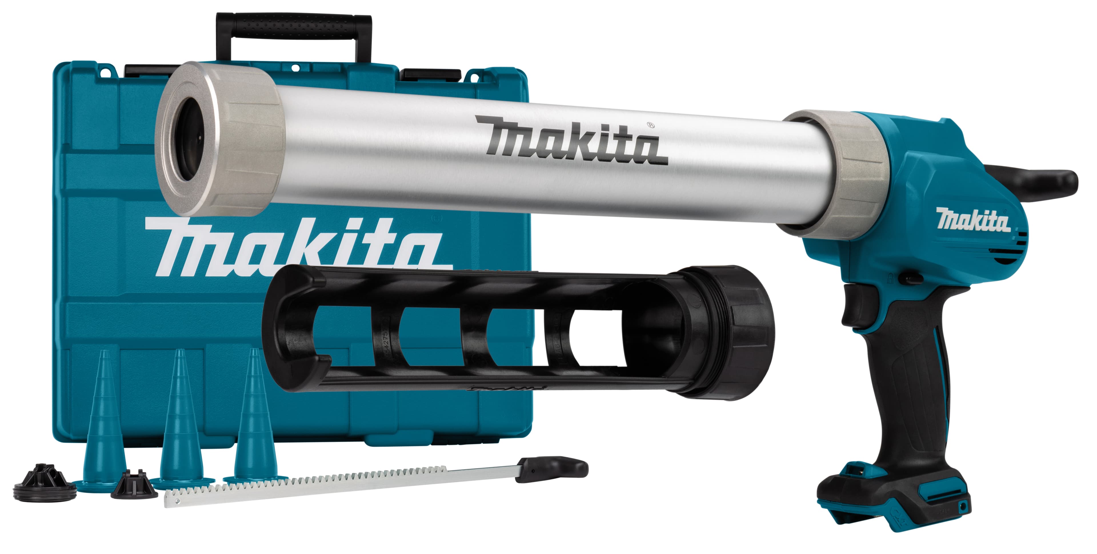 Makita kitspuit CG100DZXK koker+worsthouder 310ml+400ml 12V koffer