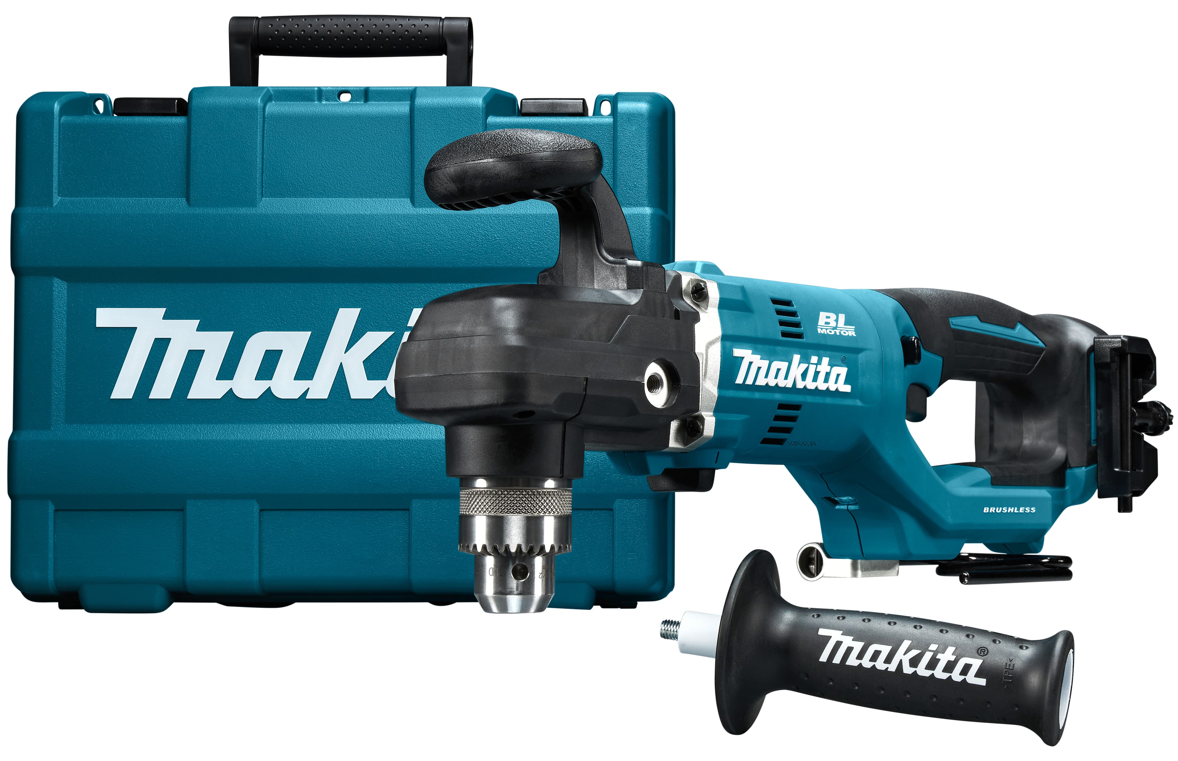 Makita haakse boormachine DDA450ZK tandkransboorkop 2 snelheden 18V koffer
