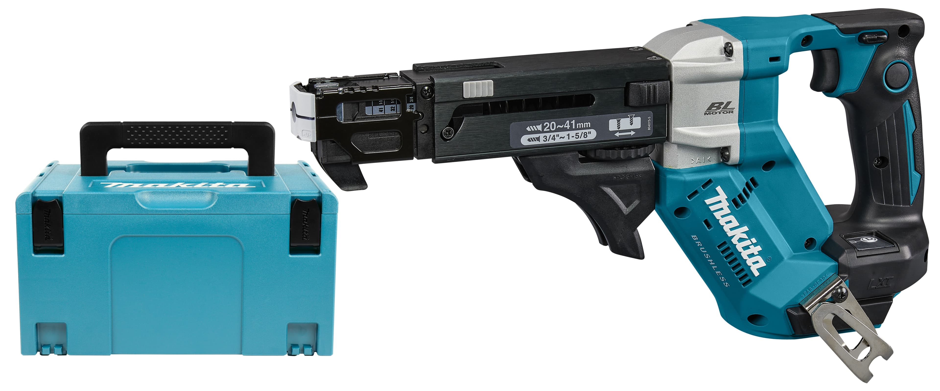 Makita schroefautomaat DFR452ZJ 6000tpm tbv banden G2 18V Mbox