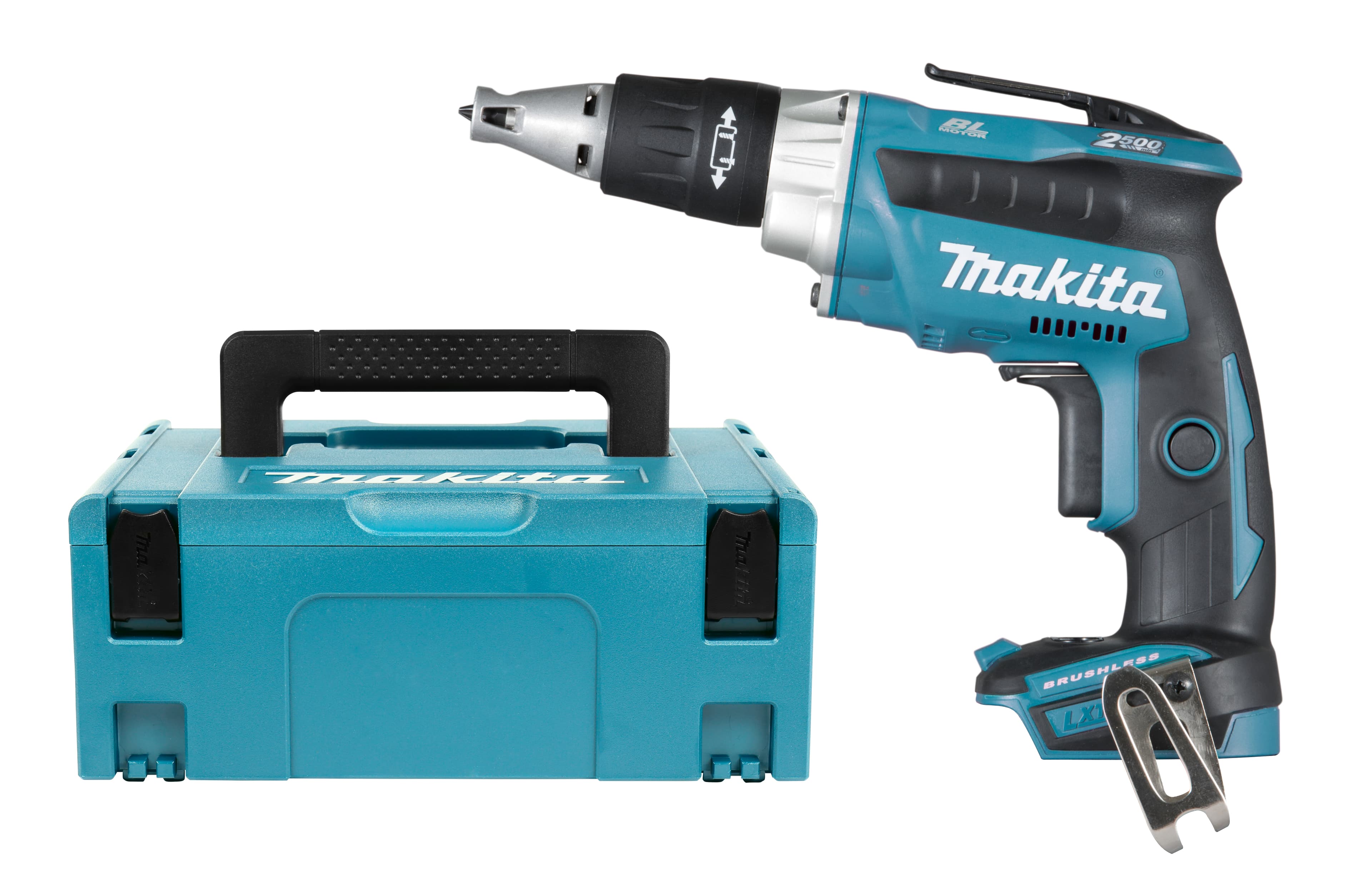 Makita schroefautomaat DFS250ZJ 2500tpm tbv losse schroeven 18V Mbox