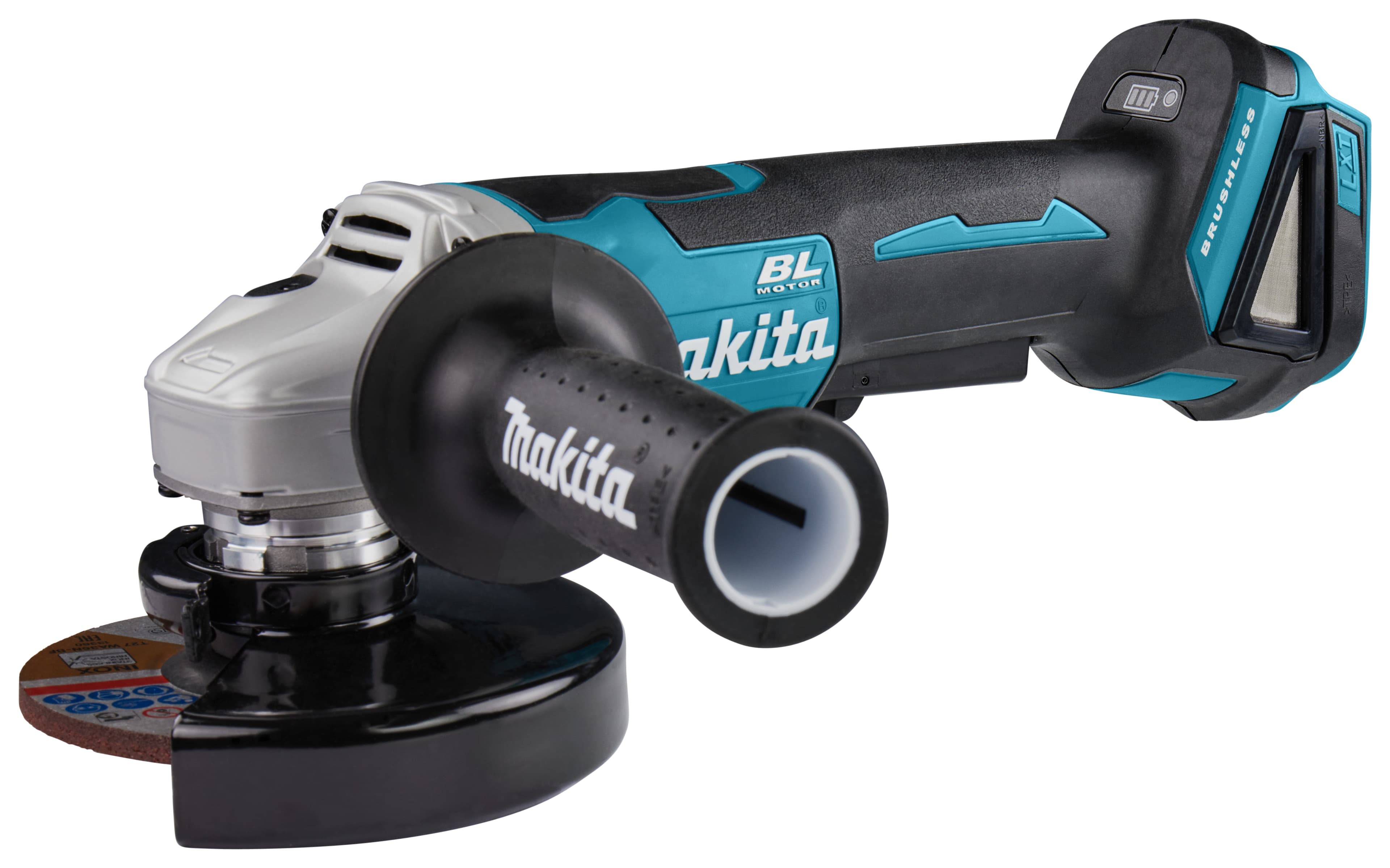 Makita haakse slijper DGA505Z 125mm dodemansschakelaar 18V