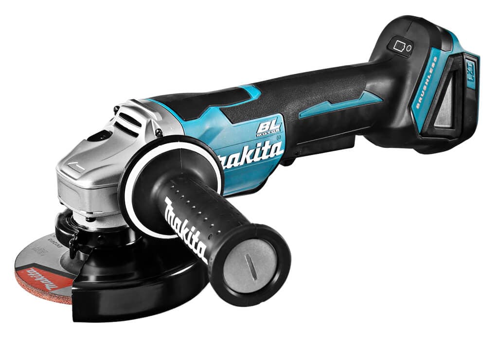 Makita haakse slijper DGA508ZJ 125mm rem dodemansschakelaar 18V Mbox