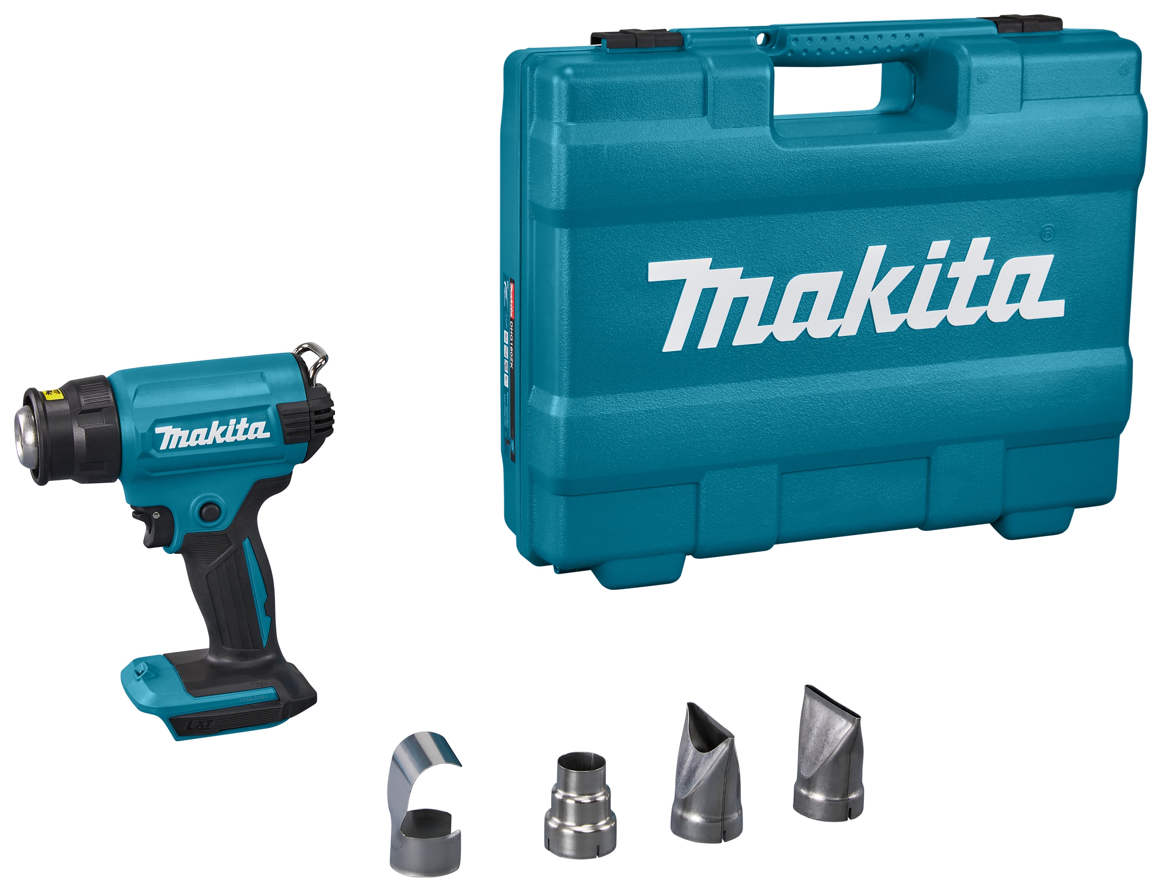 Makita heteluchtpistool DHG180ZK 550°C 18V koffer