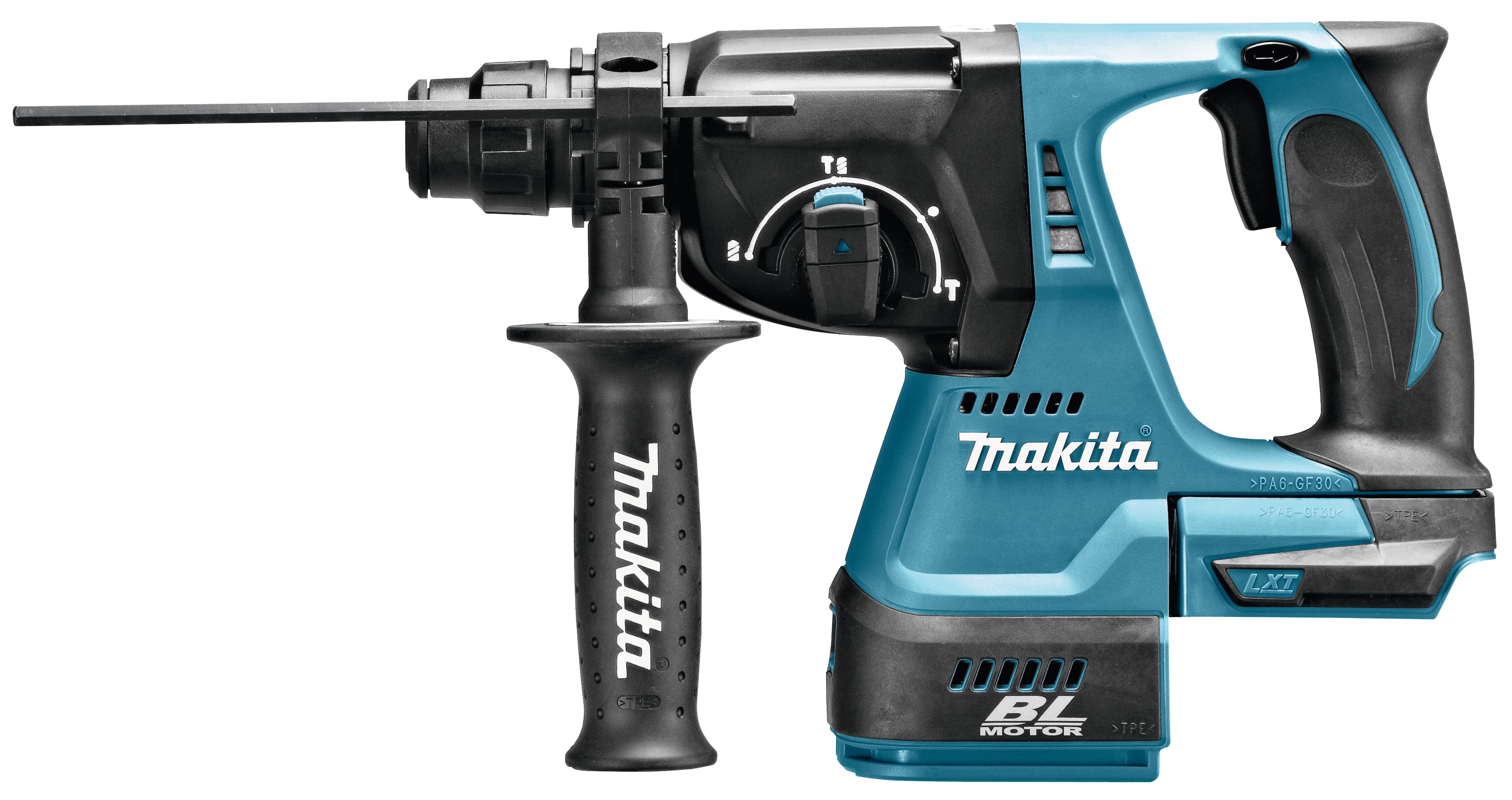 Makita boorhamer DHR242Z SDS-plus 2.0J beitelstop 18V