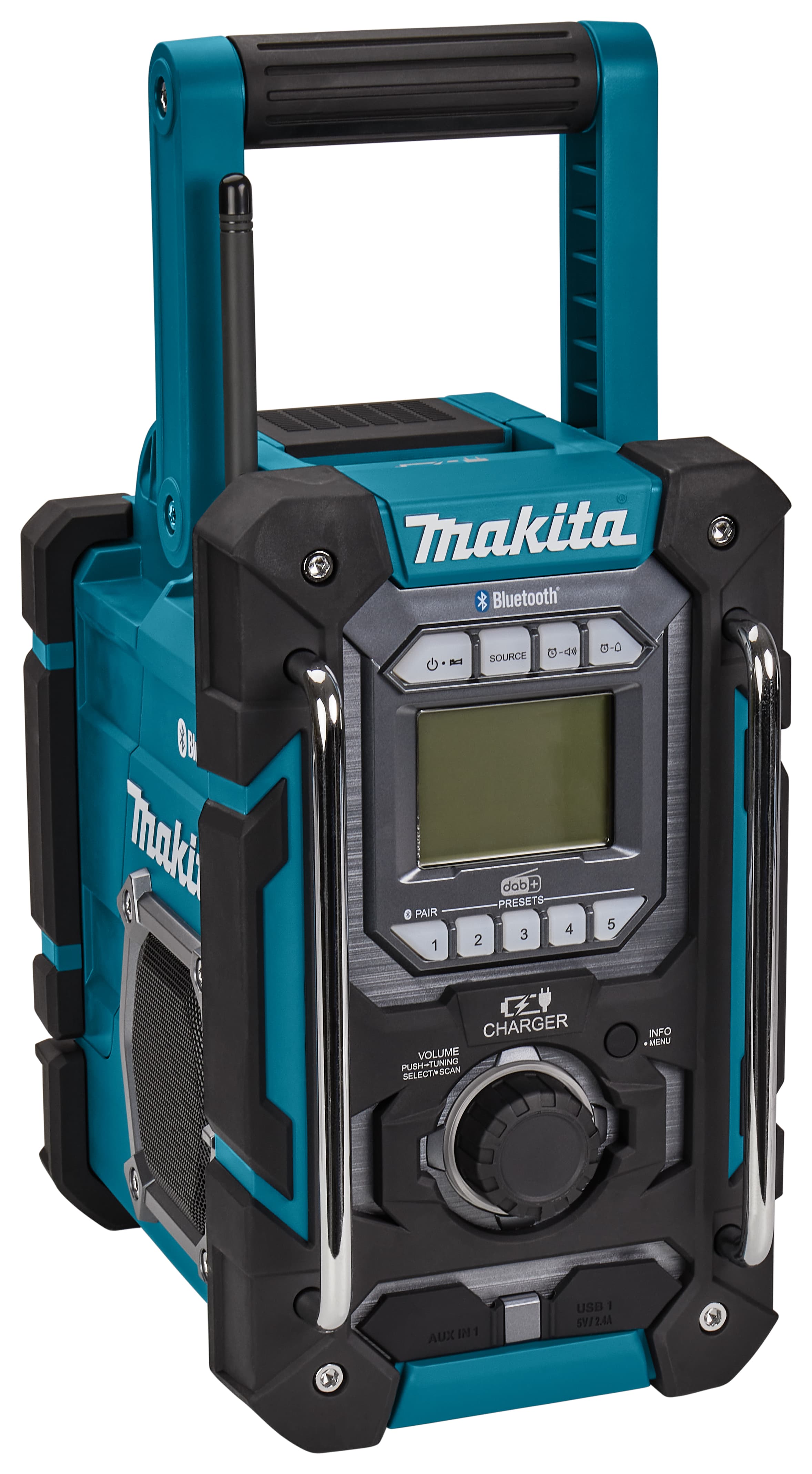 Makita radio DMR301 FM/DAB+/Bluetooth laadfunctie 12-14-18V