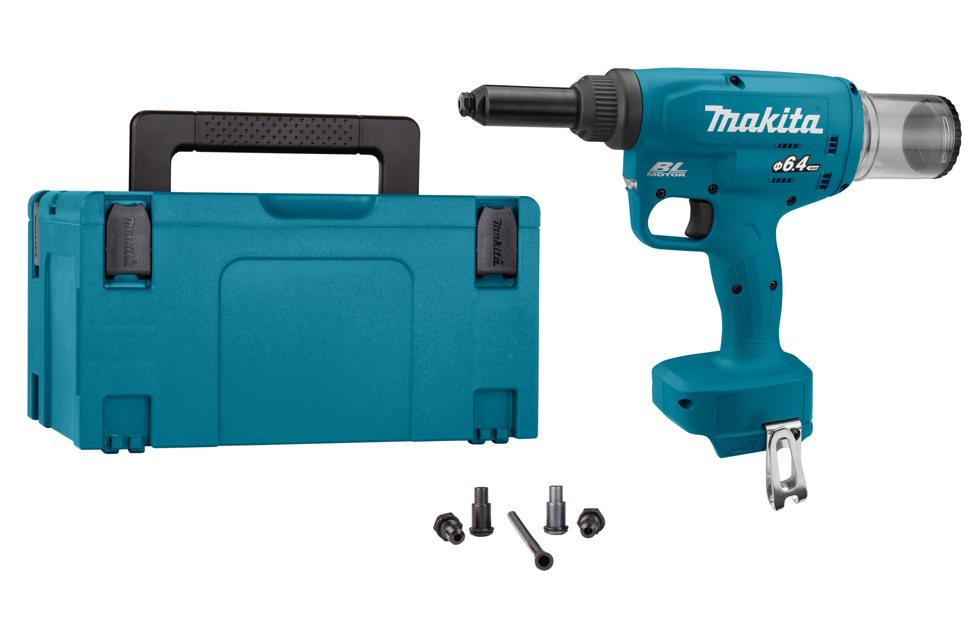 Makita popnageltang DRV250ZJ 4.8-6.4mm 18V Mbox