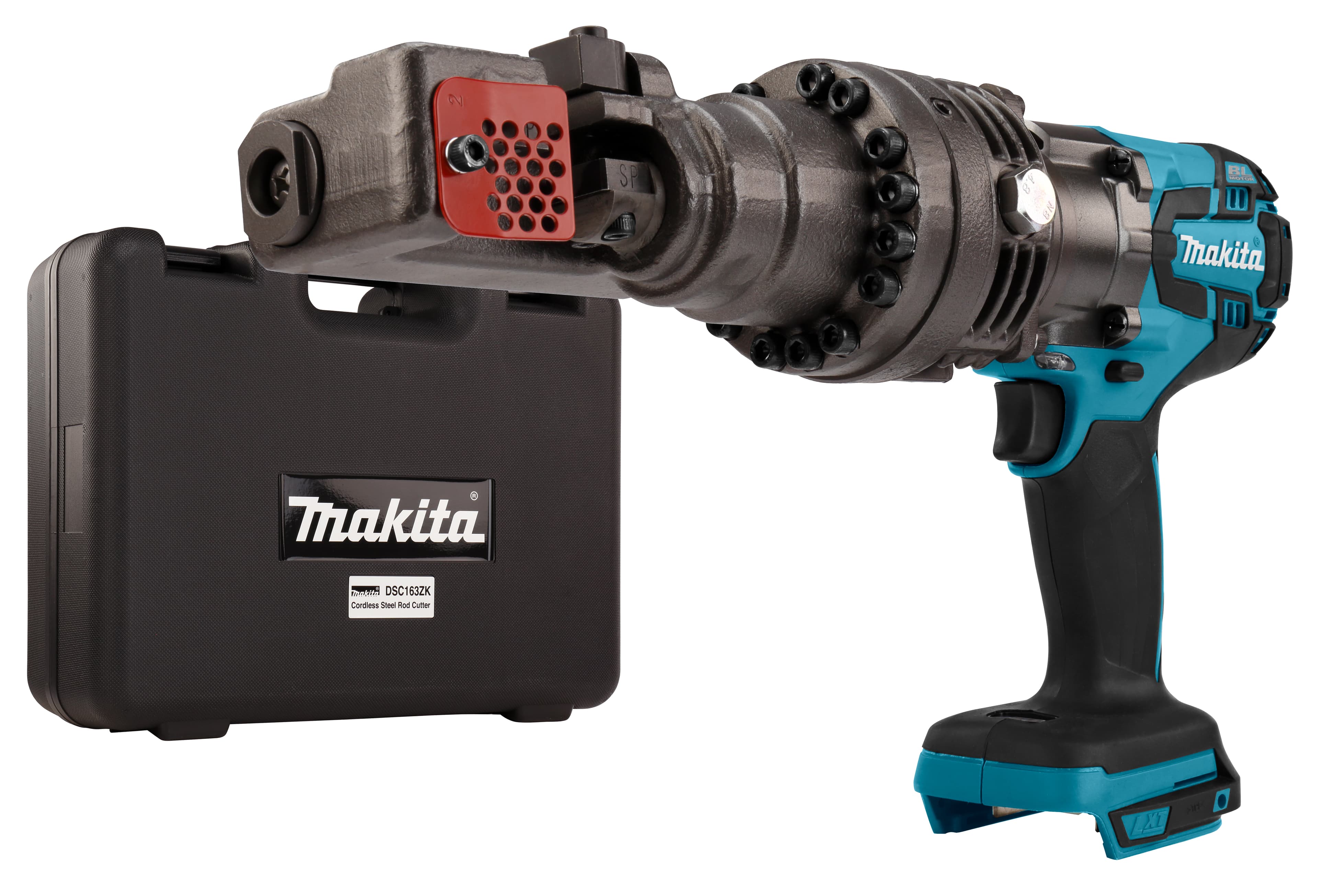Makita betonstaalschaar DSC163ZK 3-16mm draaibare kop 18V koffer