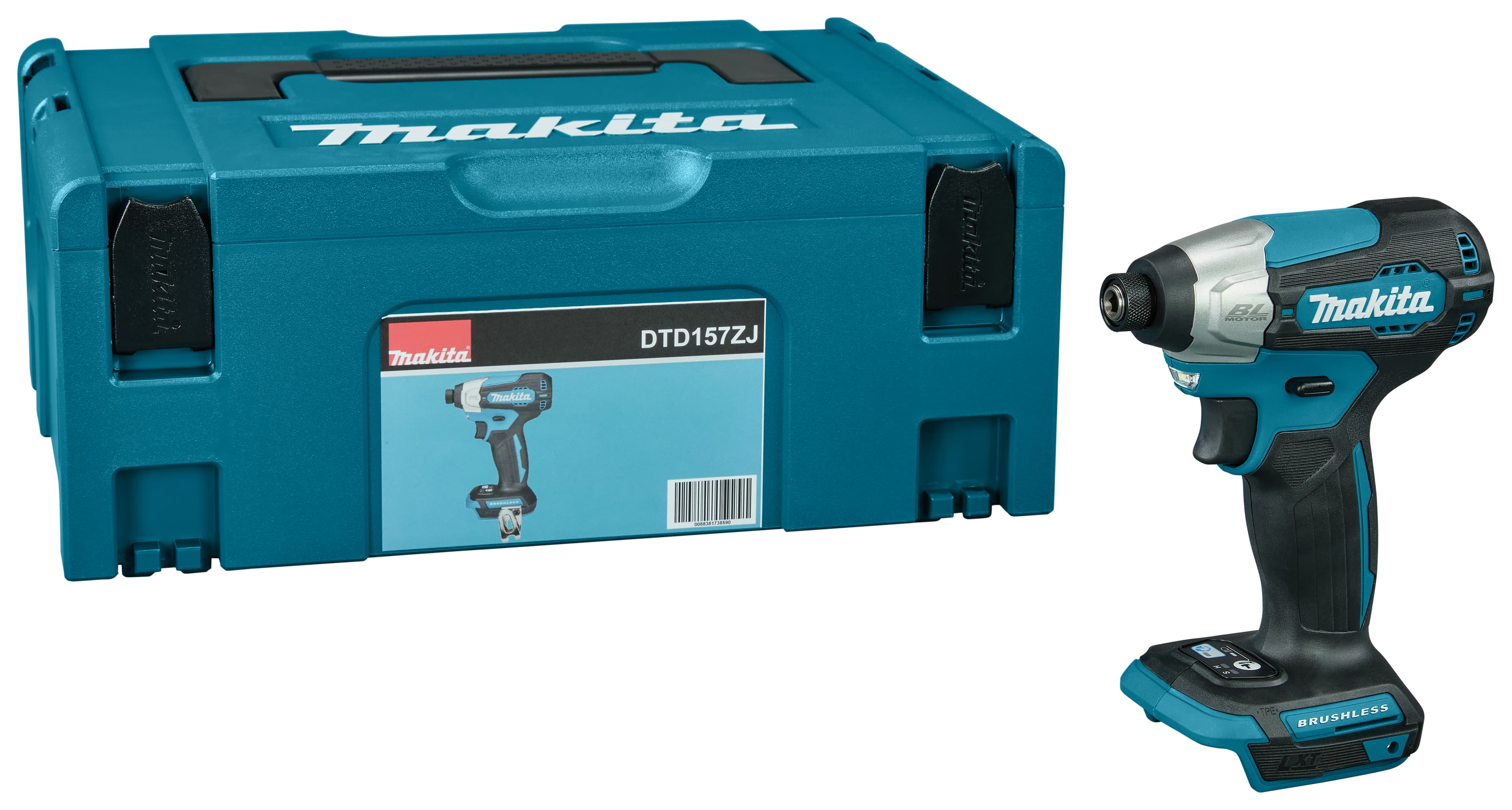 Makita slagschroevendraaier DTD157ZJ 140Nm 18V Mbox