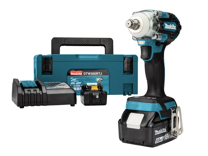 Makita slagmoersleutel DTW300RTJ 1/2 330Nm 18V 2x 5.0Ah Mbox